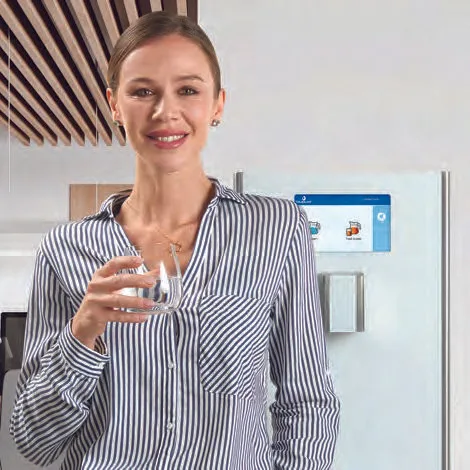 Distributeur sirop & boissons pour bureaux et collectivités